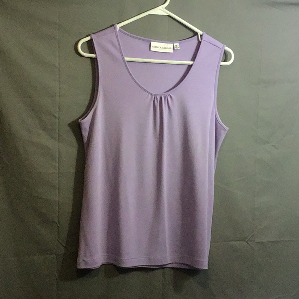REBECCA MALONE - WOMEN'S, sleeveless, TANK top sz M  lavender